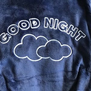 Jenni Women's Printed Short Sherpa Hooded Robe